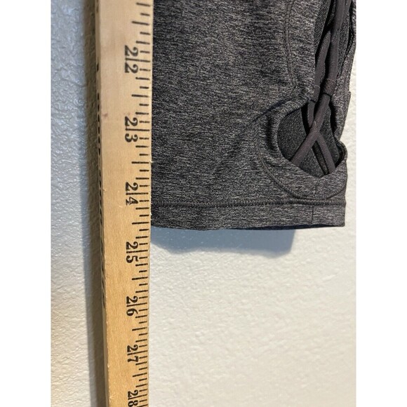 Lululemon Tied To It Leggings Size 10 Women High-Rise Yoga Athletic Pants Gray - Picture 6 of 6